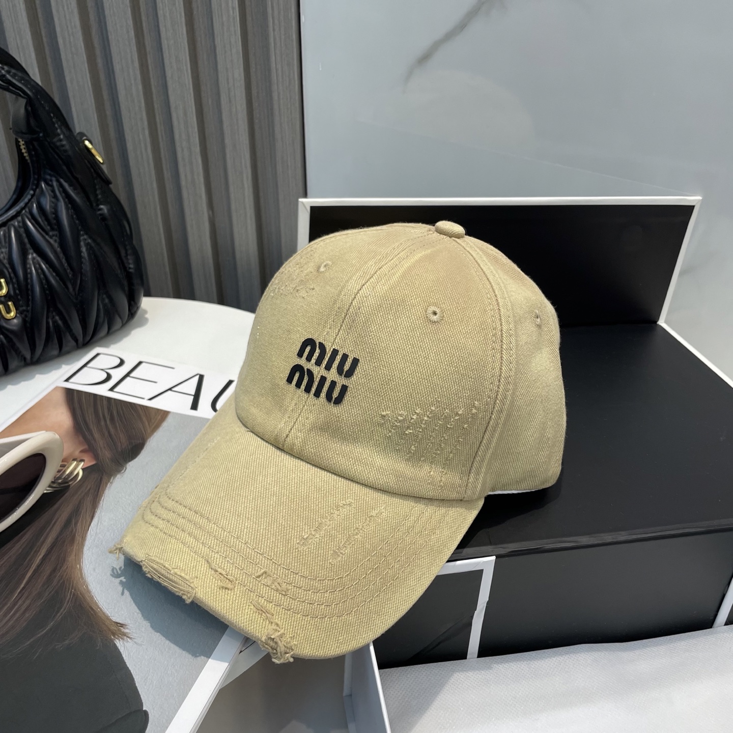 M style Plain Baseball Cap