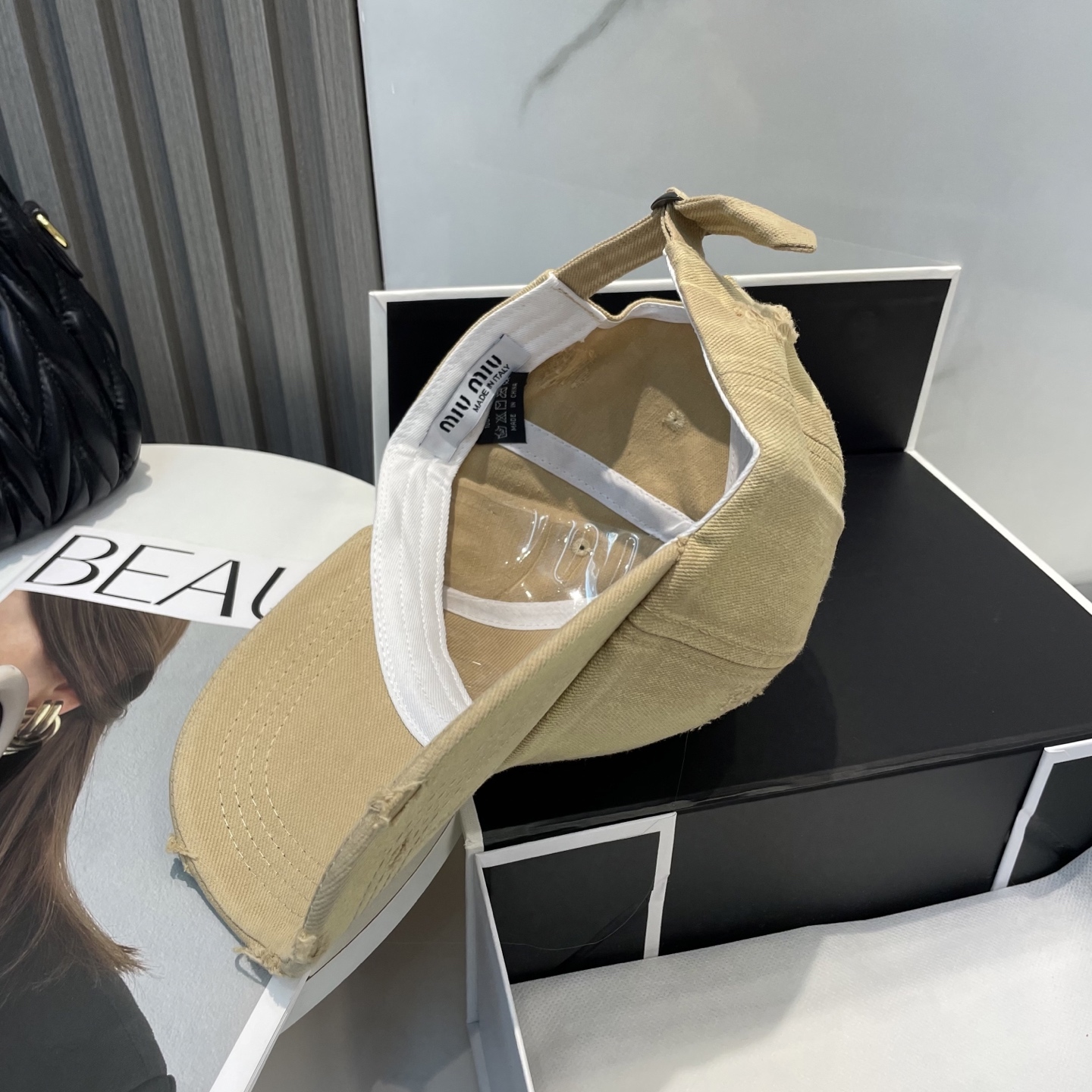 M style Plain Baseball Cap