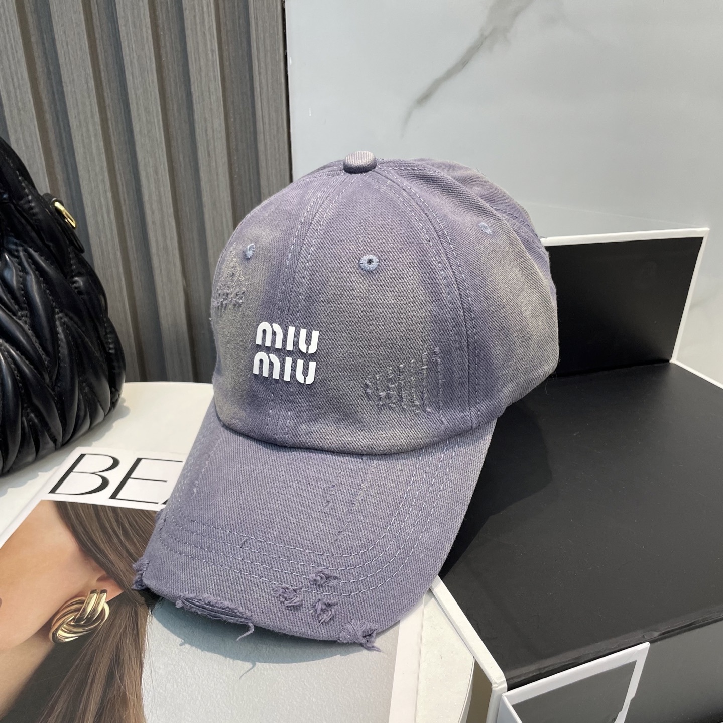 M style Plain Baseball Cap