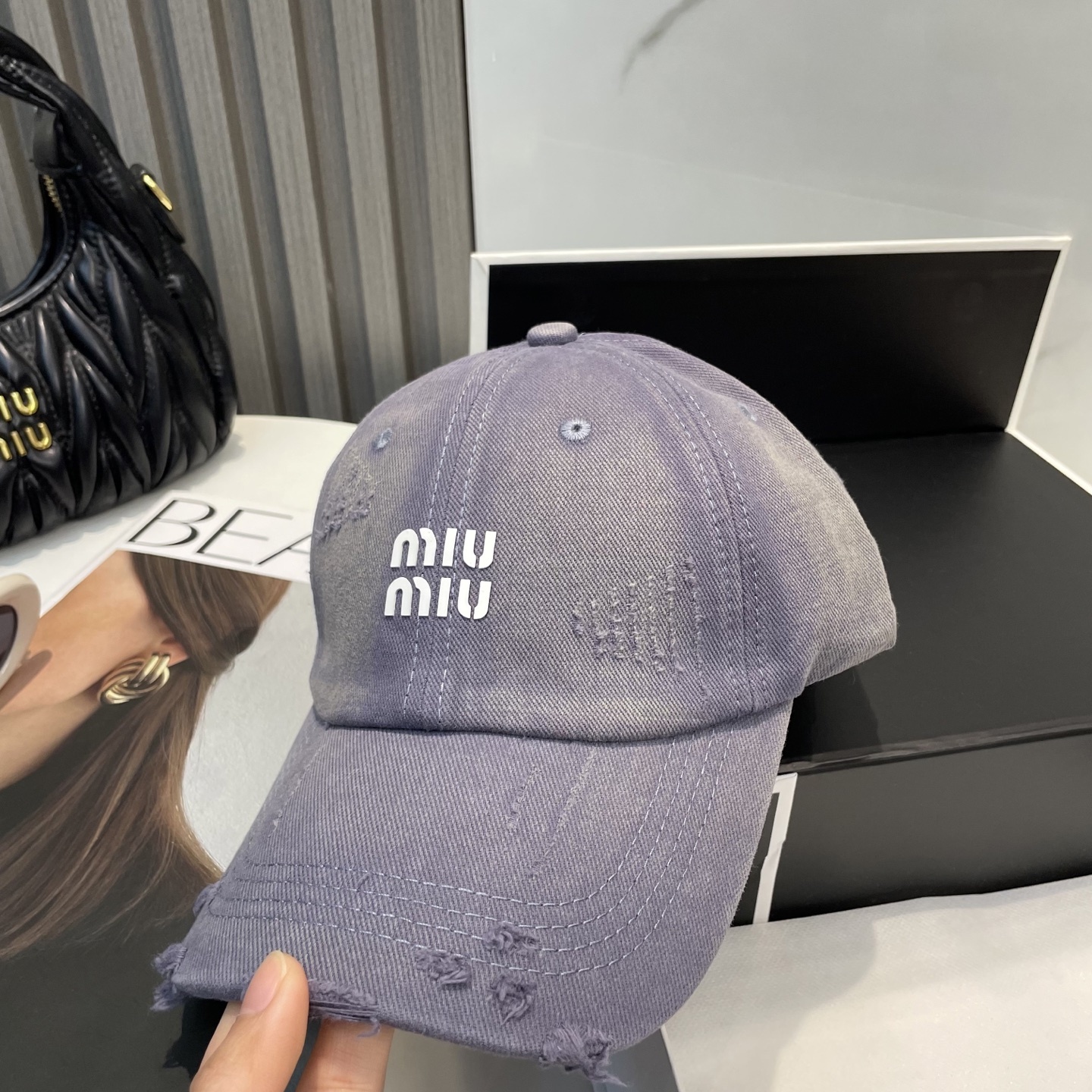 M style Plain Baseball Cap
