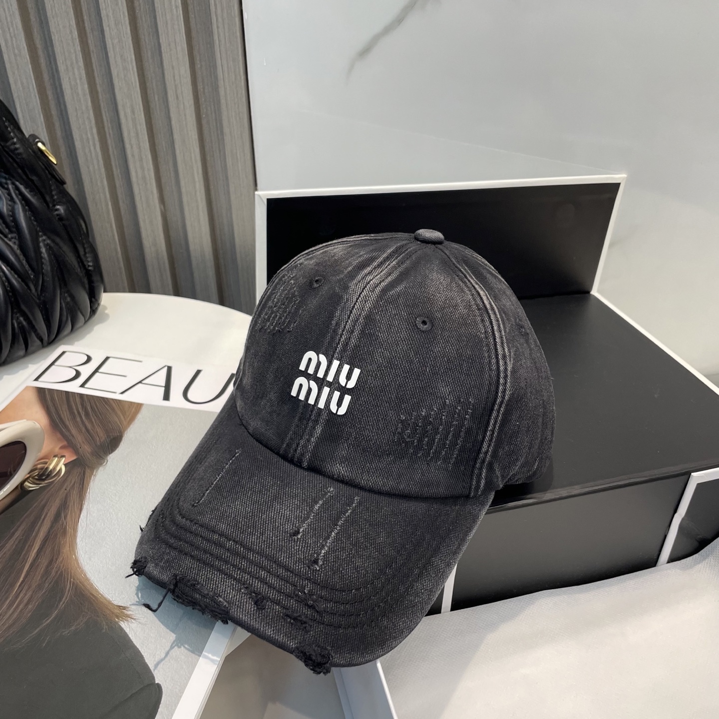 M style Plain Baseball Cap