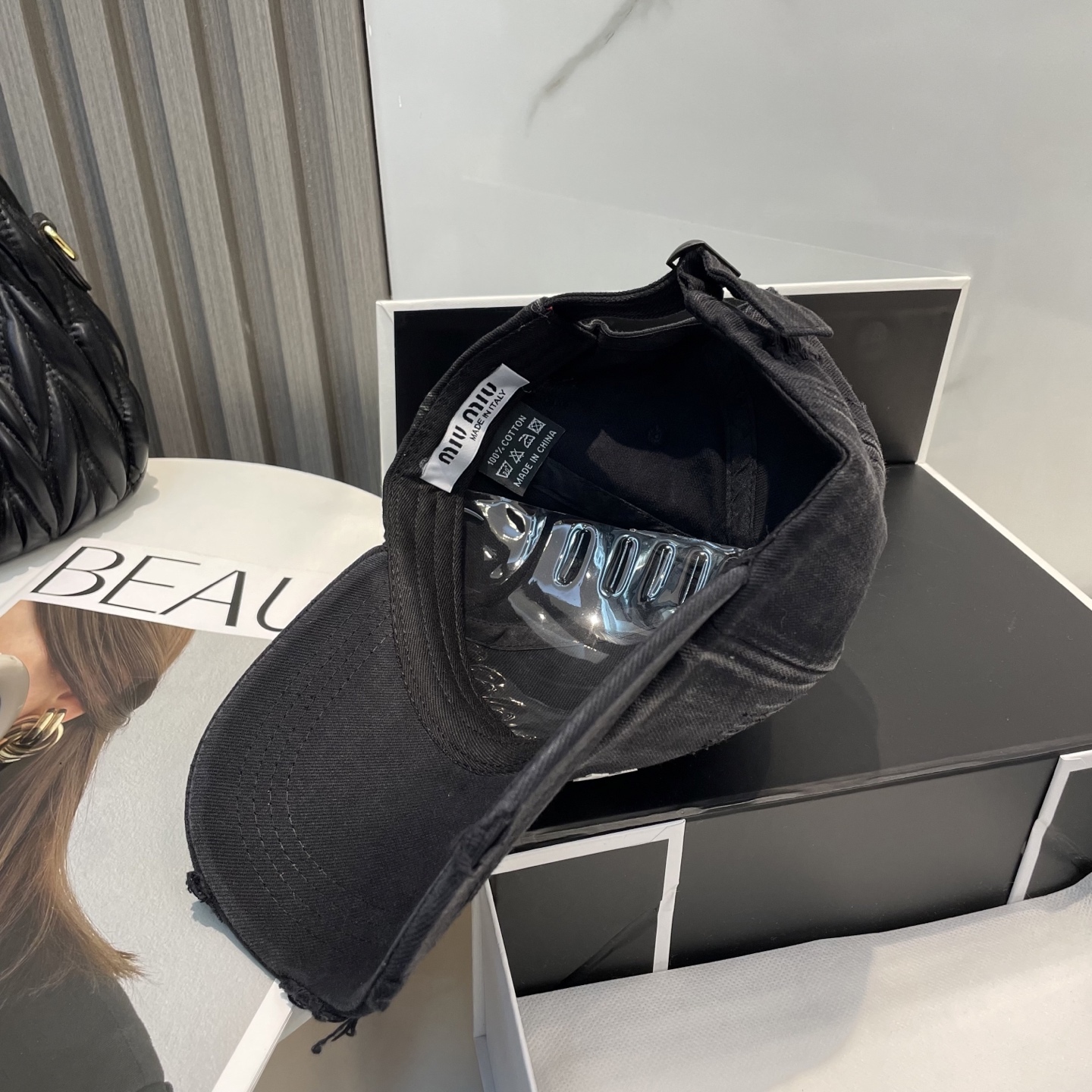 M style Plain Baseball Cap