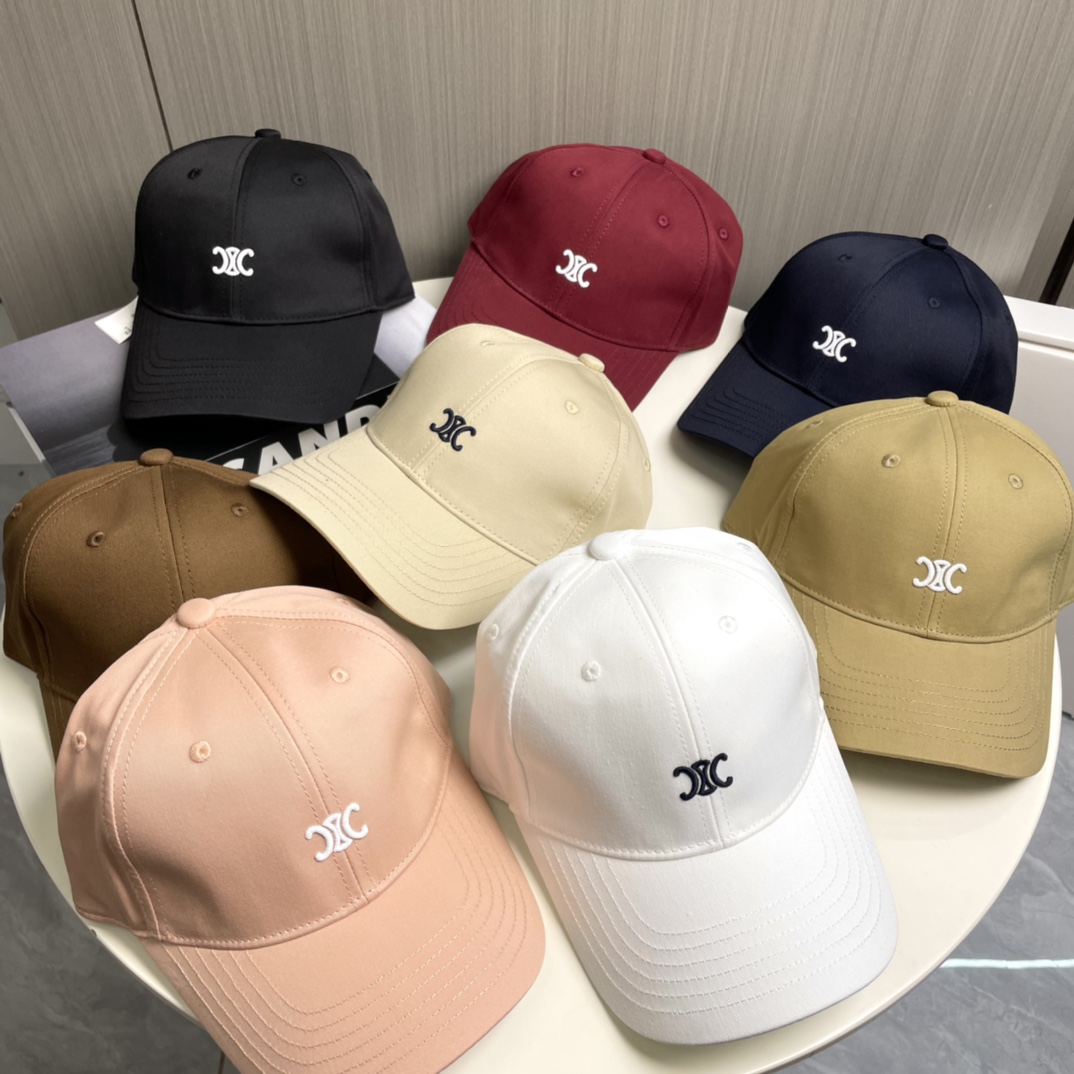 C Simple letters latest baseball cap