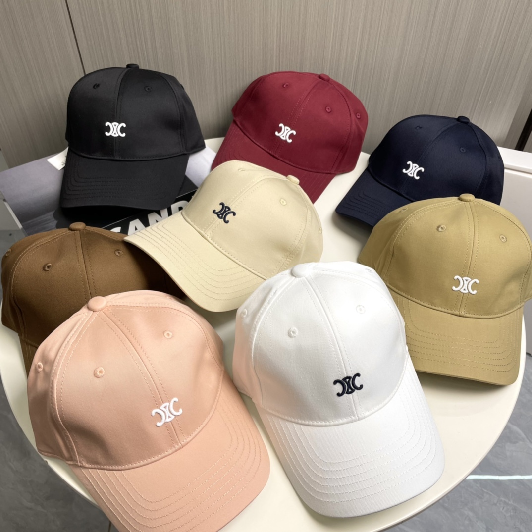 C Simple letters latest baseball cap