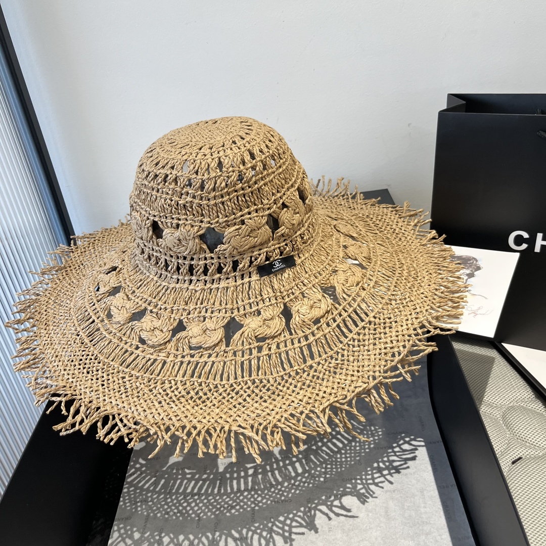 C style Bohemian beach sun hat, head circumference 57cm