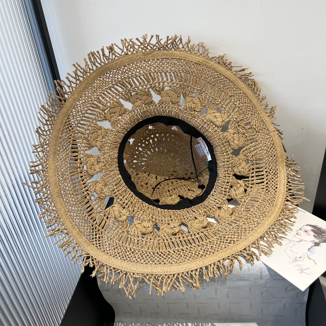 C style Bohemian beach sun hat, head circumference 57cm