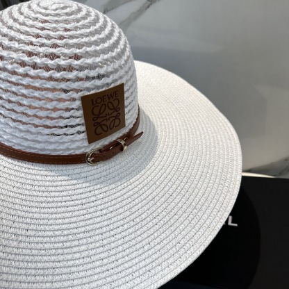 L style Wide Brim Hat