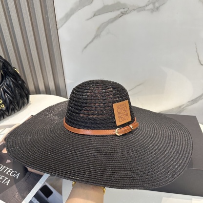L style Wide Brim Hat