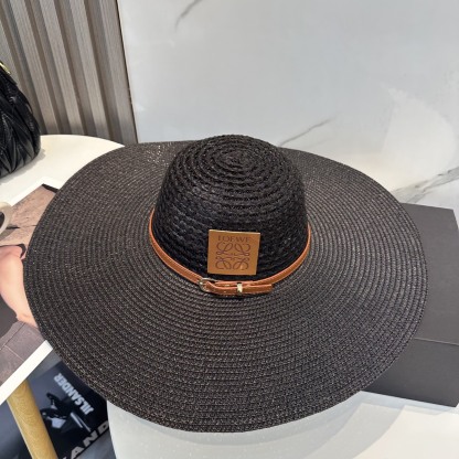 L style Wide Brim Hat