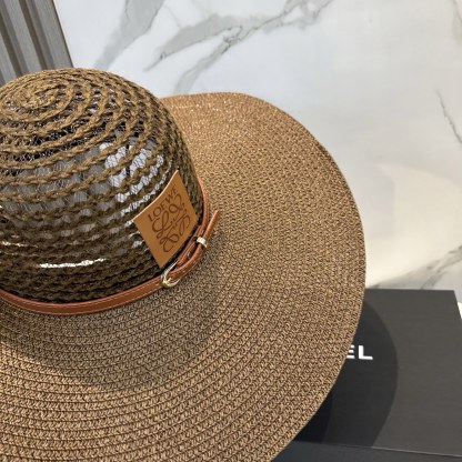 L style Wide Brim Hat