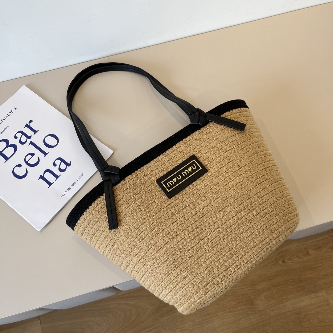 M style Woven Bag 40*30cm