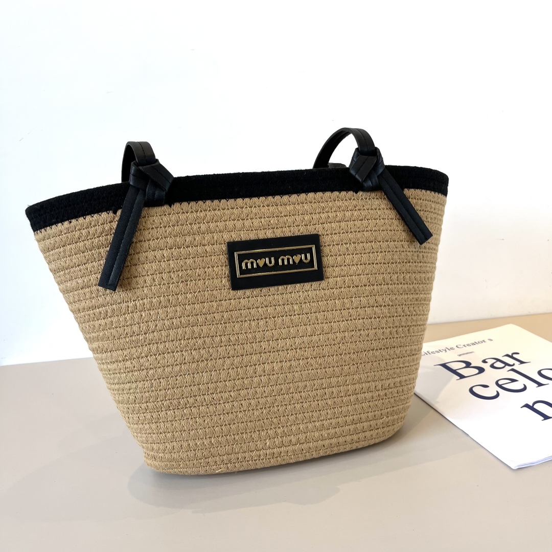 M style Woven Bag 40*30cm