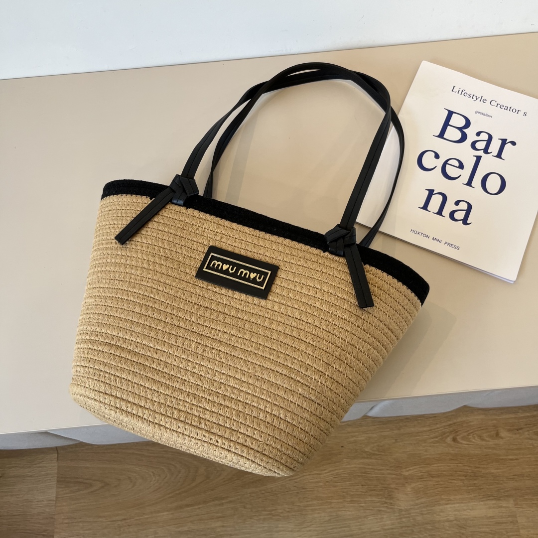 M style Woven Bag 40*30cm