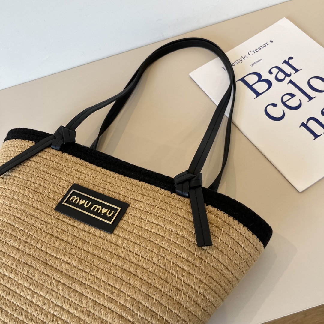 M style Woven Bag 40*30cm