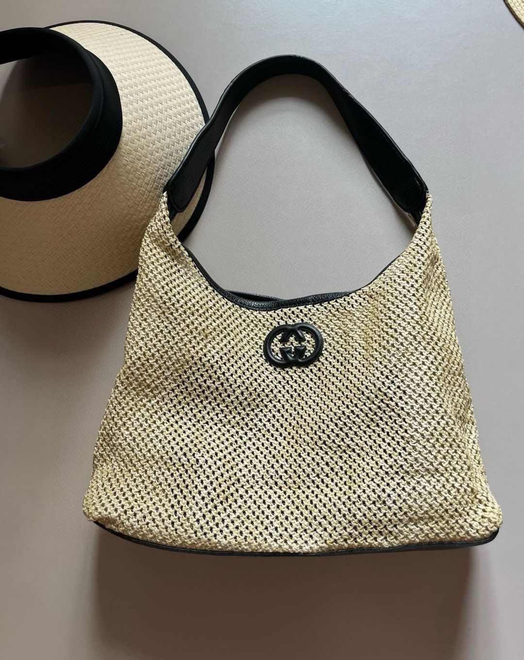 G style Straw bag