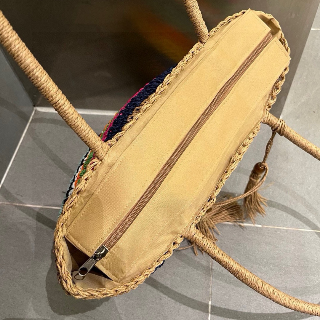 M style Summer style straw bag