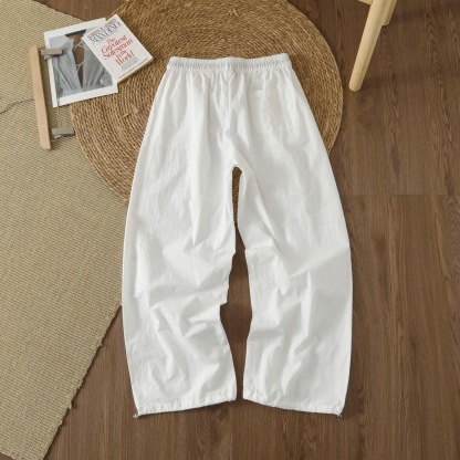 A style Drawstring Scimitar Balloon Pants