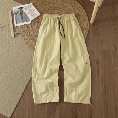 A style Drawstring Scimitar Balloon Pants