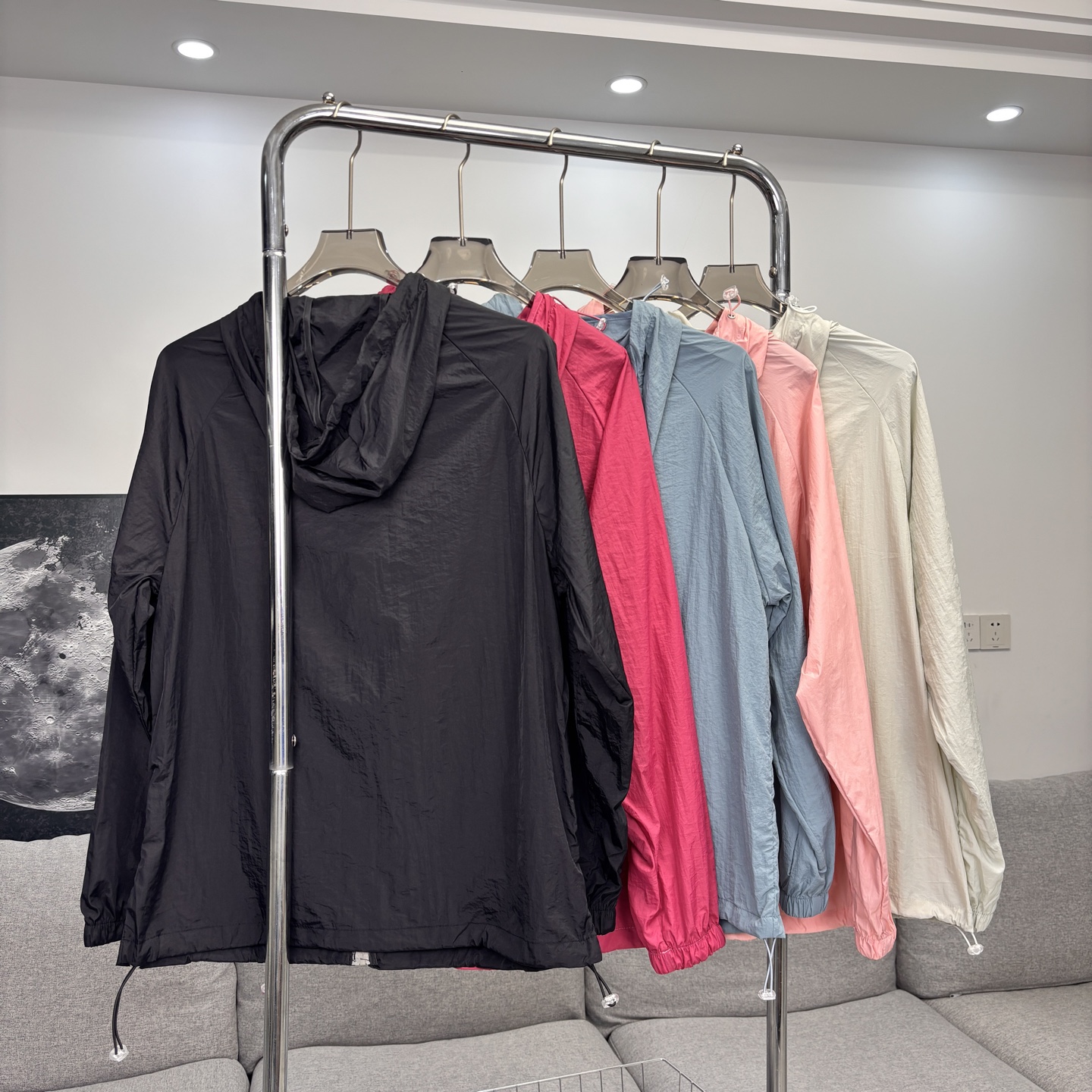 A style 5-color hooded sun protection jacket