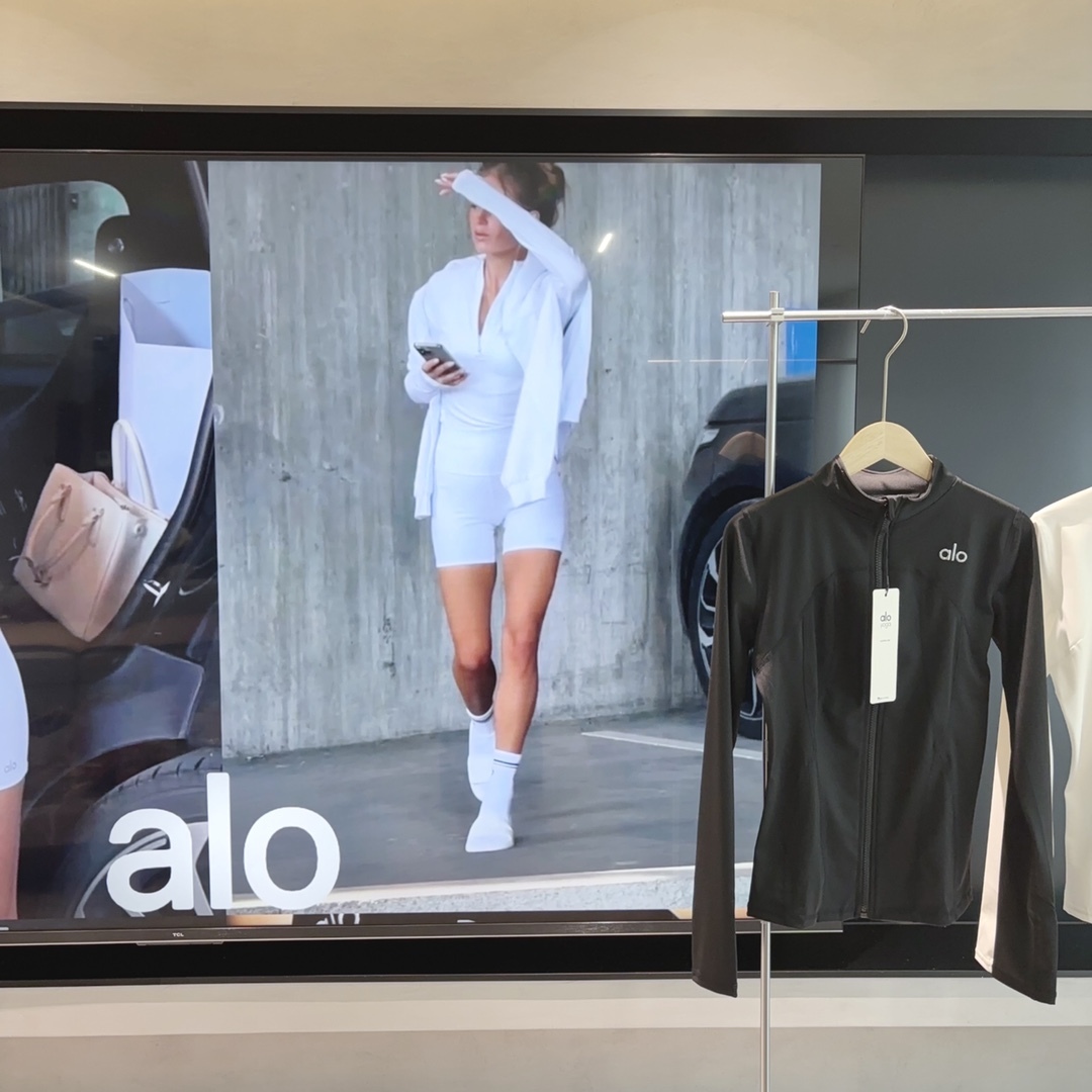 A style Ice Silk Zipper Yoga Jacket