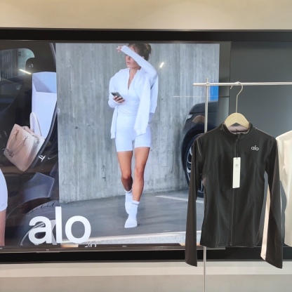 A style Ice Silk Zipper Yoga Jacket