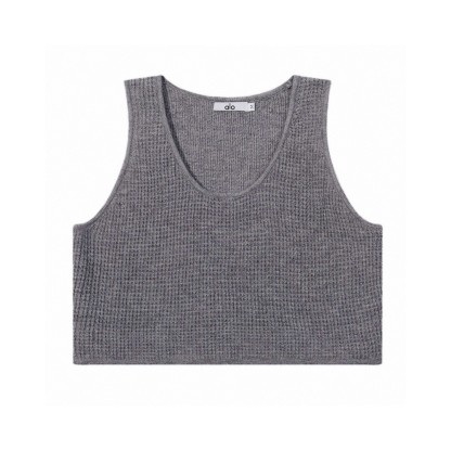 A style Waffle Knit Tank Top and Shorts Set