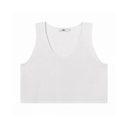 A style Waffle Knit Tank Top and Shorts Set