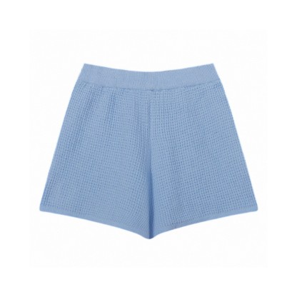 A style Waffle Knit Tank Top and Shorts Set