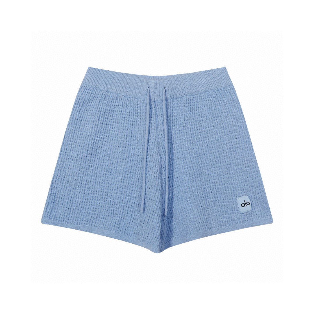 A style Waffle Knit Tank Top and Shorts Set