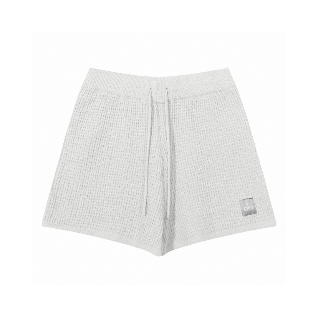 A style Waffle Knit Tank Top and Shorts Set