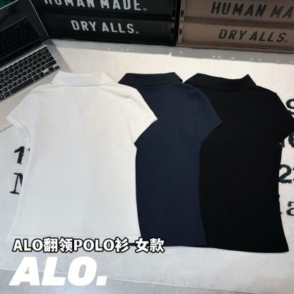 A style Lapel POLO shirt for women