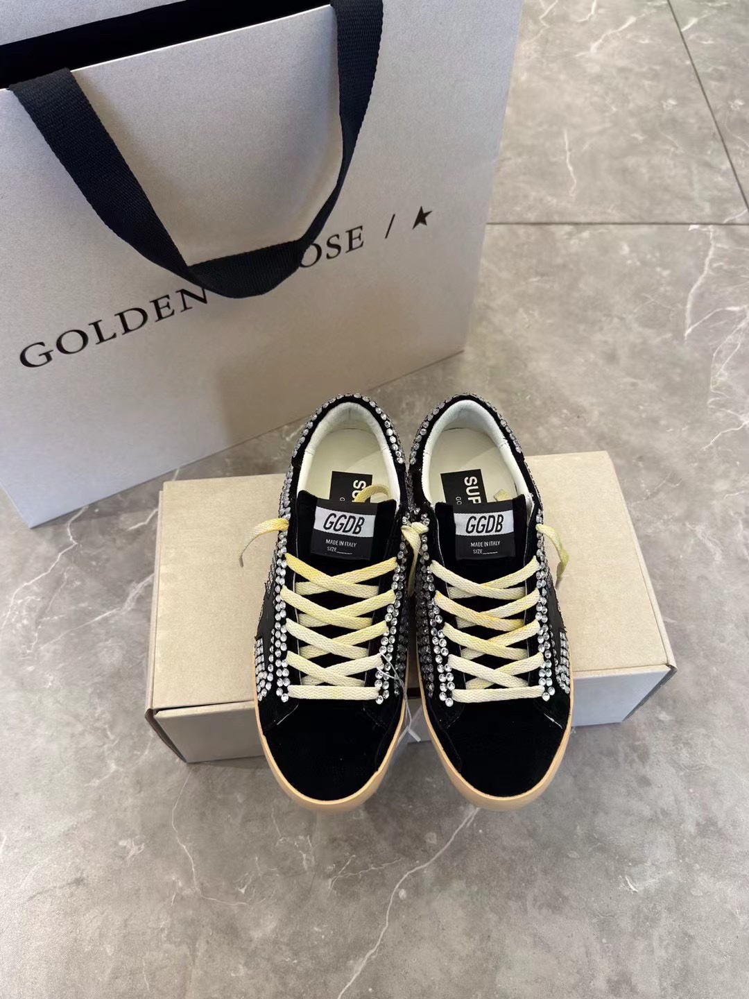 G style Mesh star couple dirty shoes
