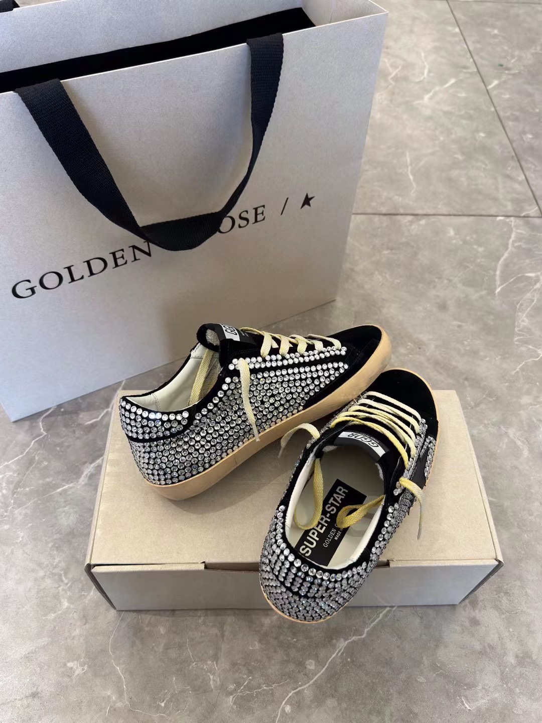 G style Mesh star couple dirty shoes