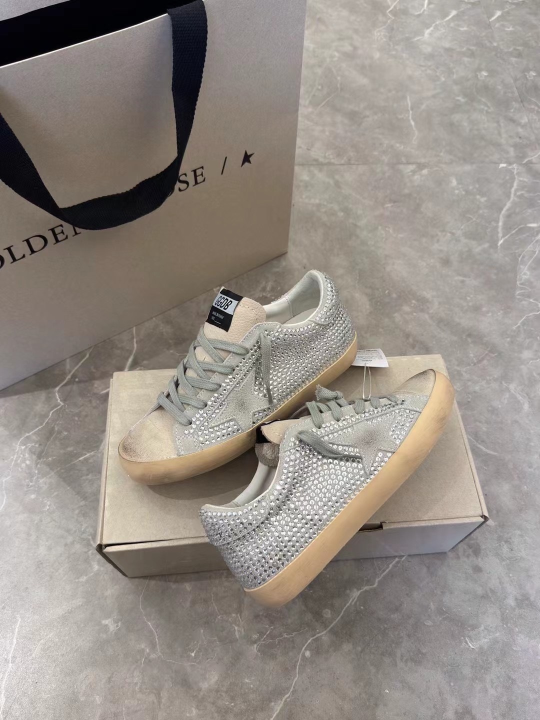 G style Mesh star couple dirty shoes