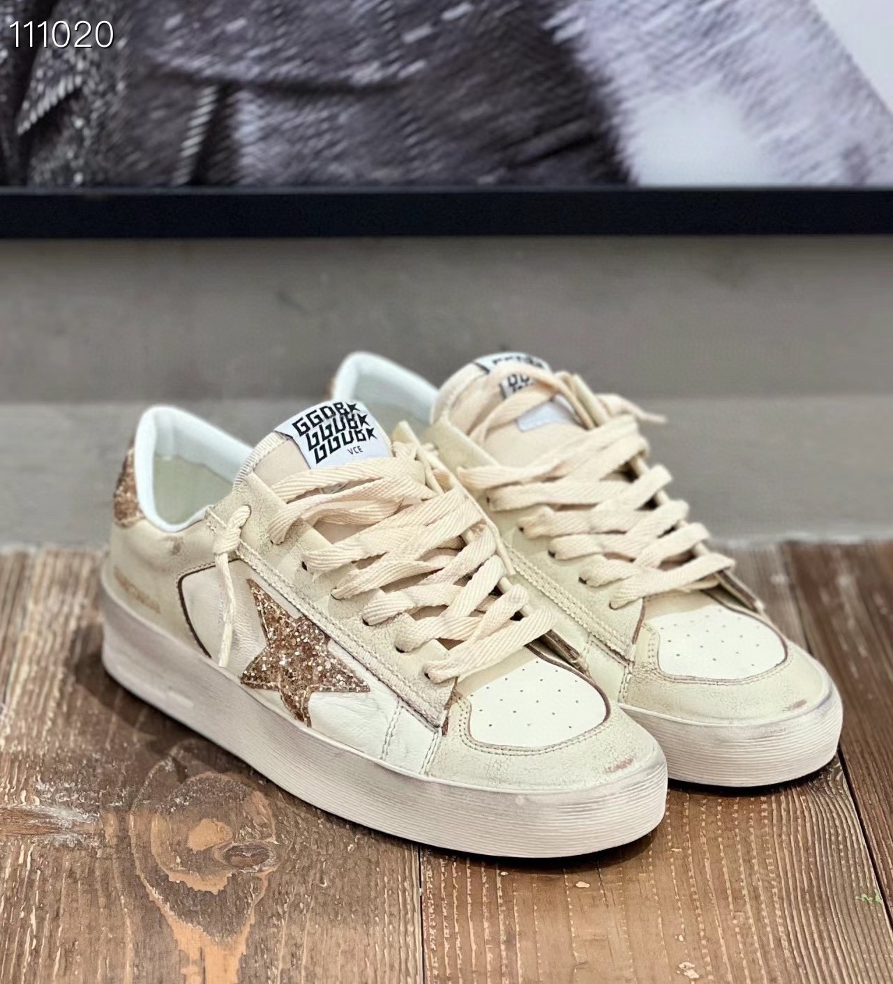 G style Mesh star couple dirty shoes