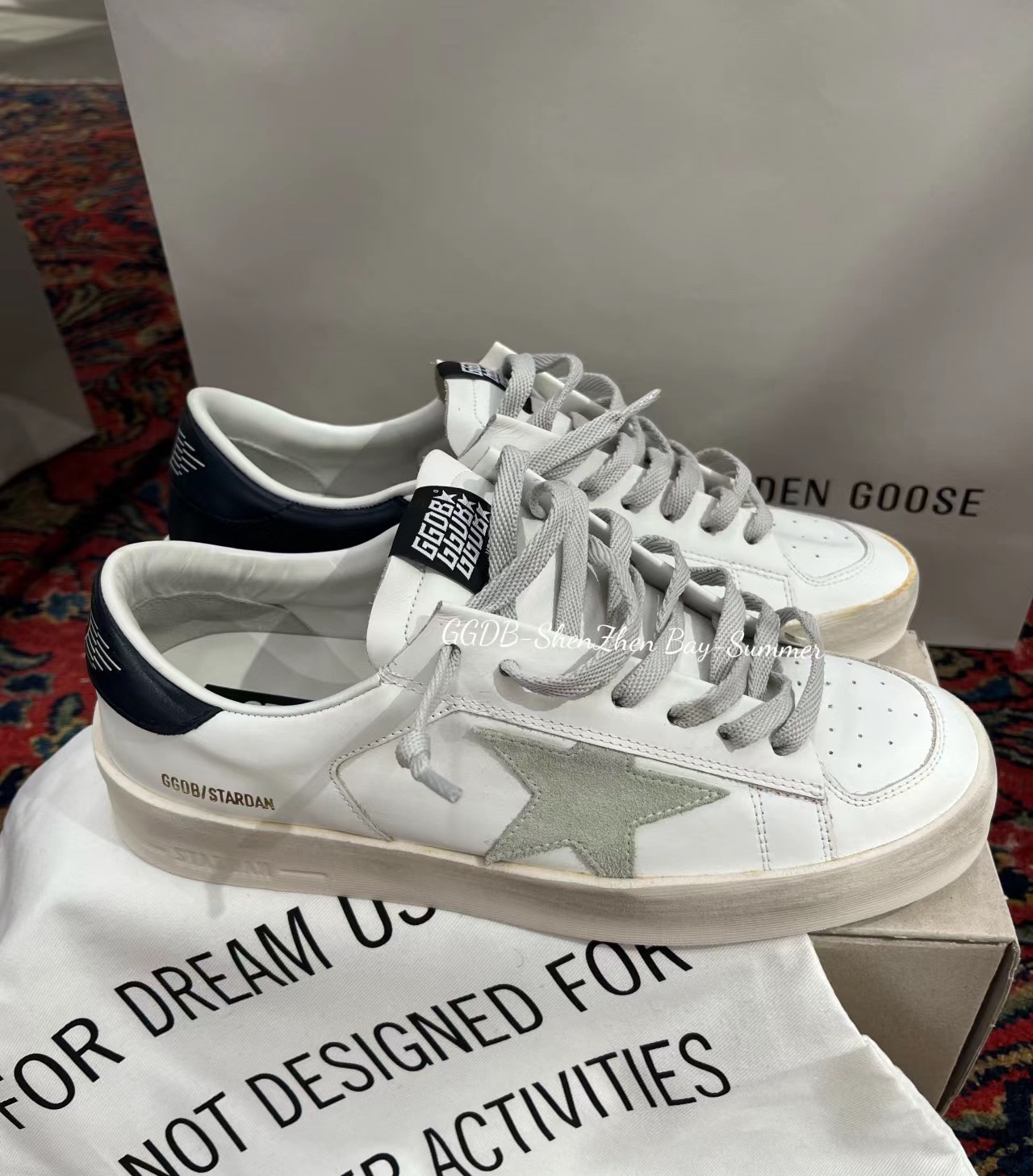 G style Mesh star couple dirty shoes