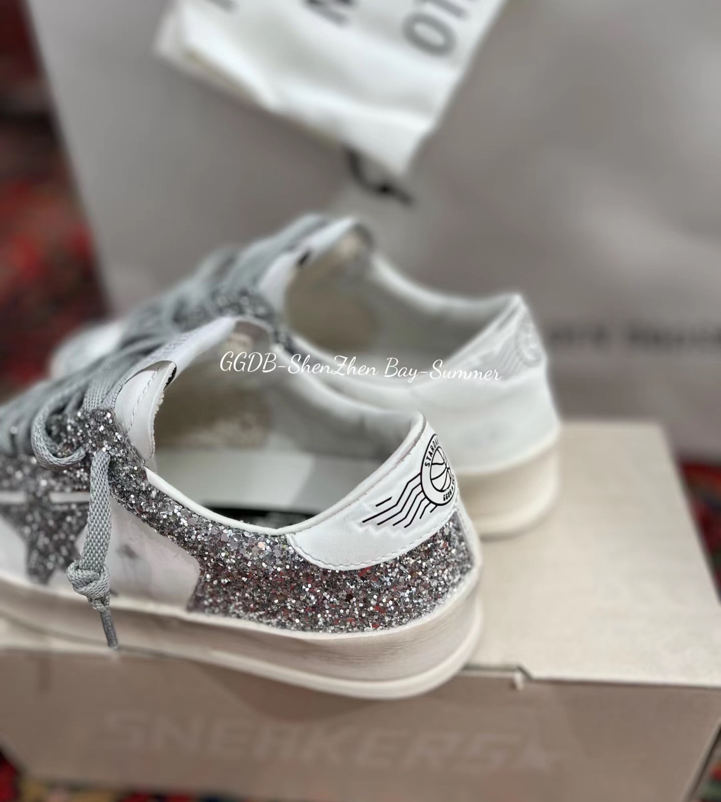 G style Mesh star couple dirty shoes
