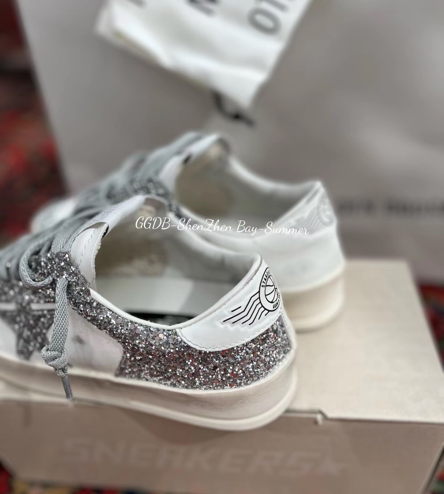 G style Mesh star couple dirty shoes