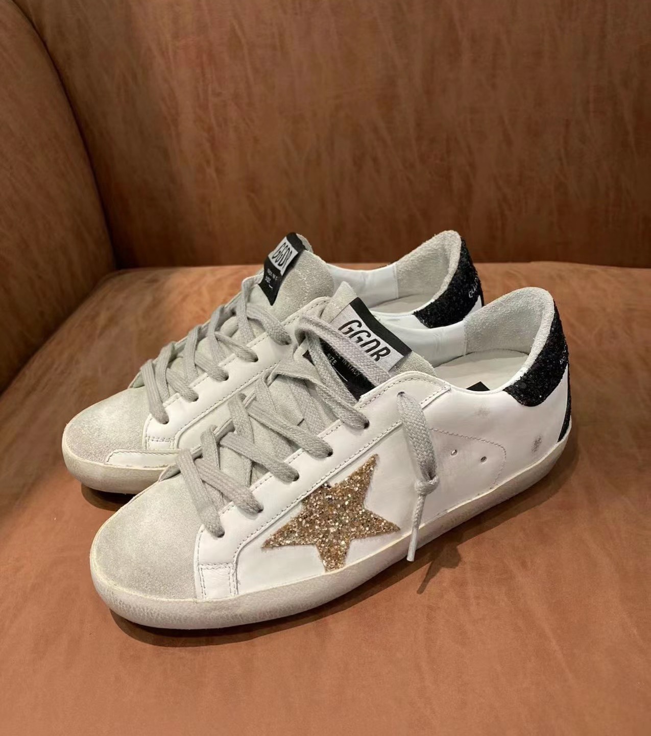 G style Mesh star couple dirty shoes