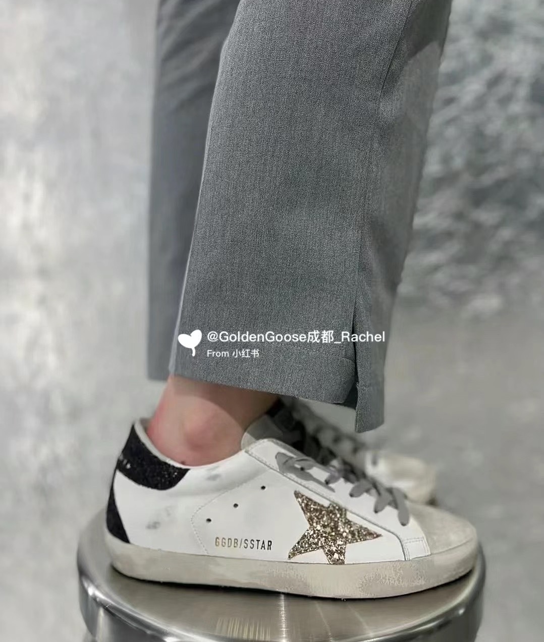 G style Mesh star couple dirty shoes
