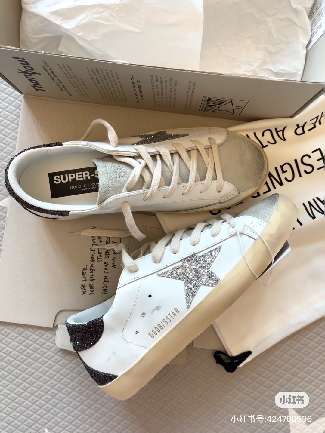 G style Mesh star couple dirty shoes