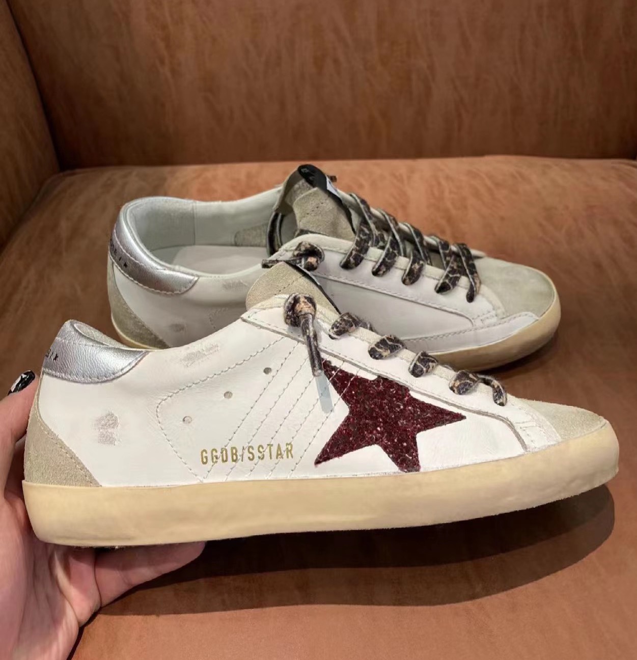 G style Mesh star couple dirty shoes