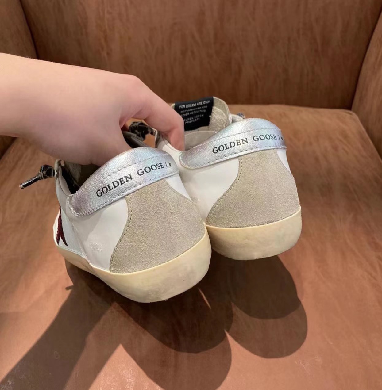G style Mesh star couple dirty shoes