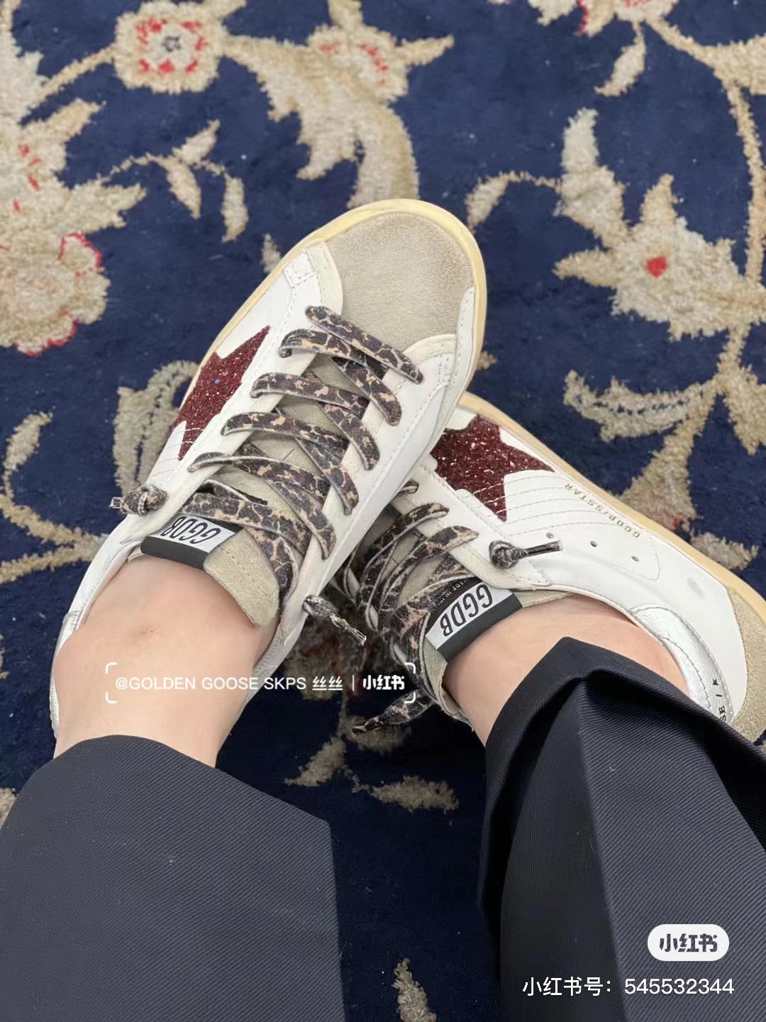 G style Mesh star couple dirty shoes