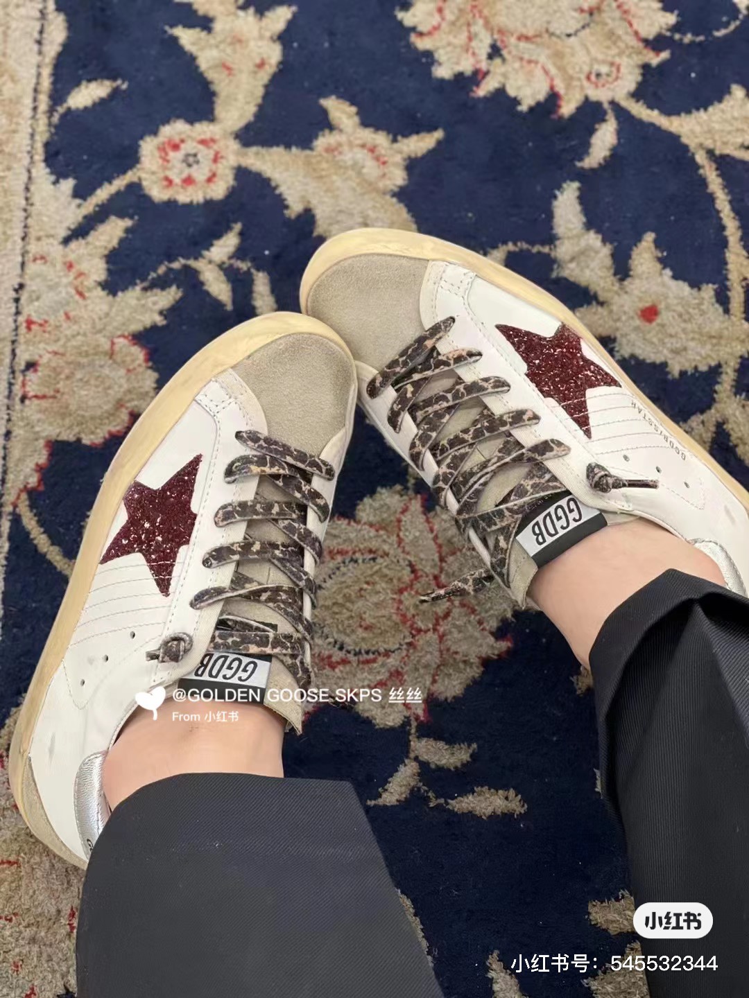 G style Mesh star couple dirty shoes
