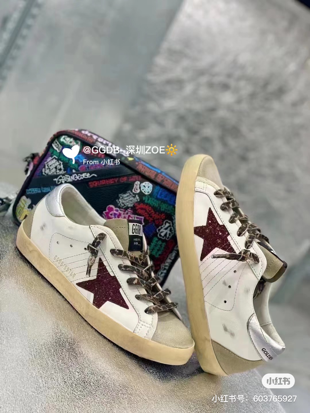 G style Mesh star couple dirty shoes