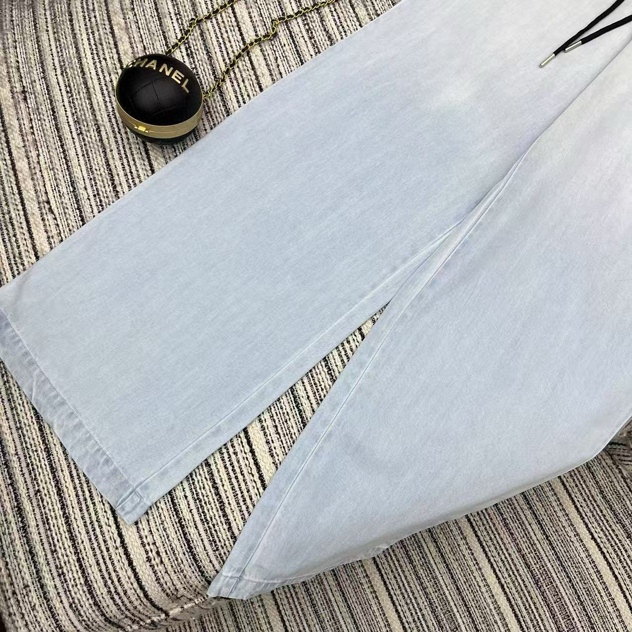 P style Drawstring Tencel Jeans