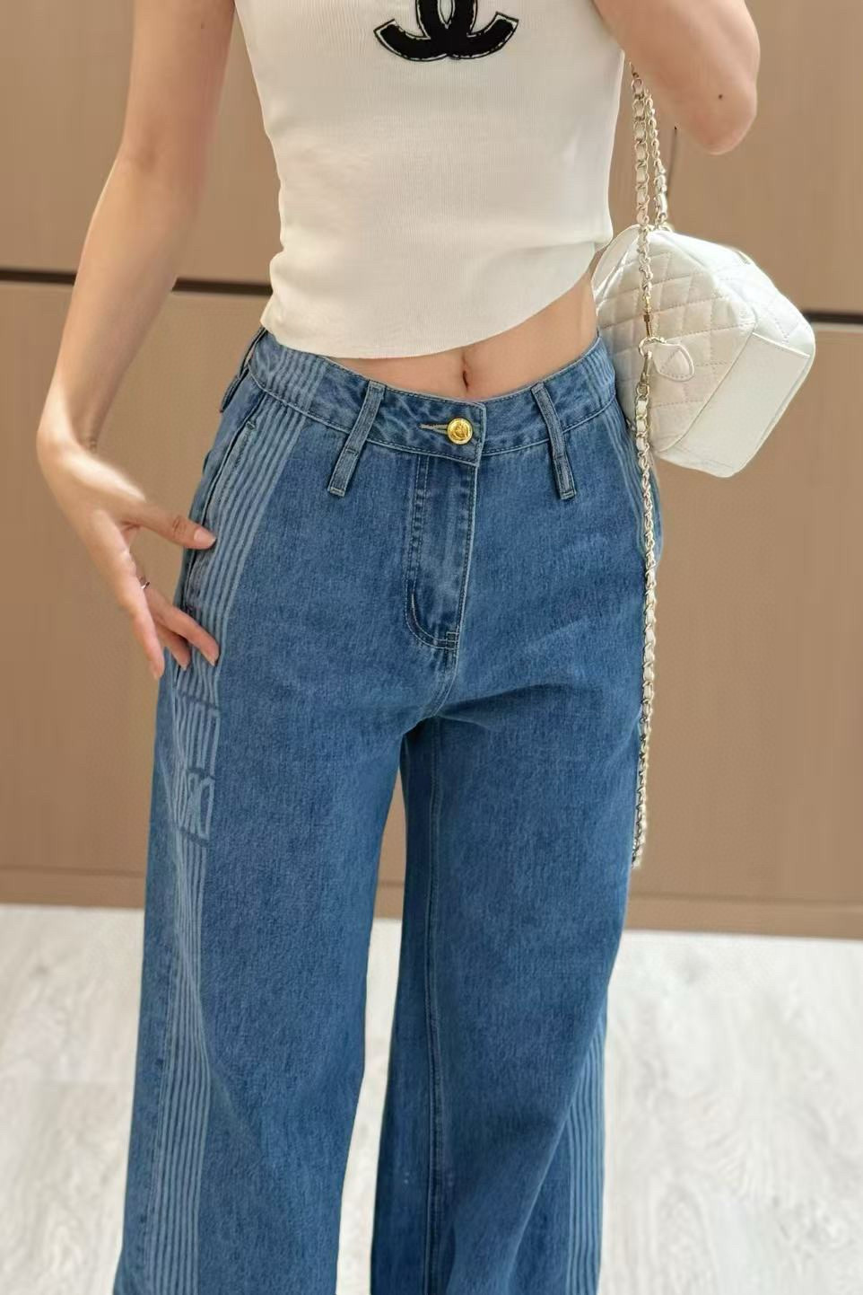 D style Washed jeans