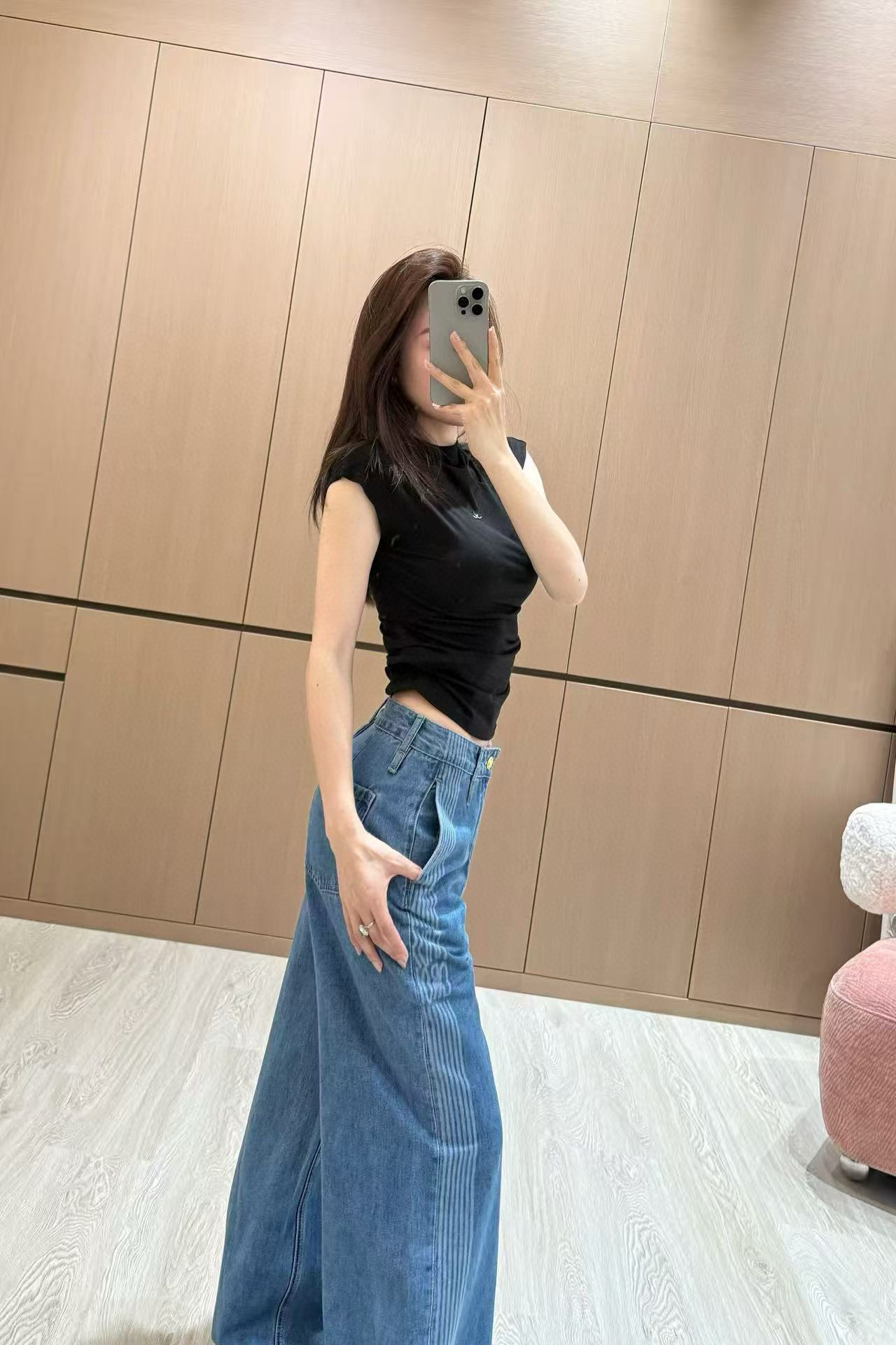 D style Washed jeans