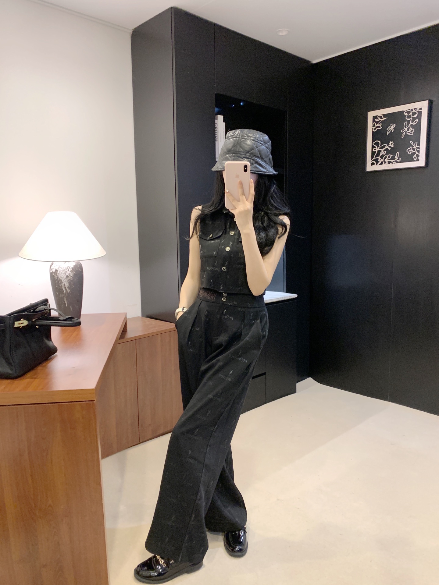 Y style Embroidered vest set